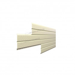 Софит металл МП 0,45 L-брус РЕ RAL 1015