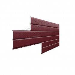 Софит металл МП 0,45 L-брус РЕ RAL 3005