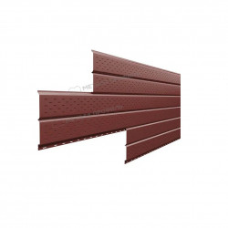 Софит металл МП 0,45 L-брус РЕ RAL 3009