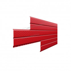 Софит металл МП 0,45 L-брус РЕ RAL 3020