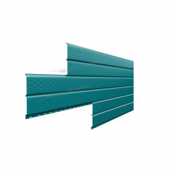 Софит металл МП 0,45 L-брус РЕ RAL 5021