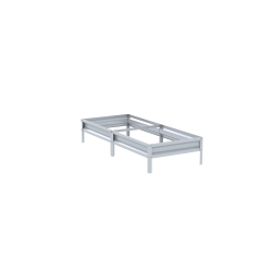 Удлинение к грядке оцинкованное Агросфера 0,8х1,0м, высота грядки 20см