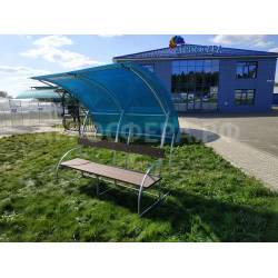 Лавочка Агросфера-Ландыш (каркас), 2.00*0.95*2.00 м (обрезная доска)