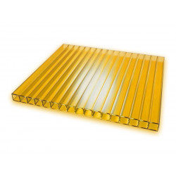 Сотовый поликарбонат Pronto плотность 1,2 кг/м.кв, (6 мм, лимон) 2,1*6 м Сотовый поликарбонат Pronto плотность 1,2 кг/м.кв, (6 мм, лимон) 2,1*6 м