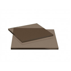 Монолитный поликарбонат PetAlex 10 мм, бронза 2,05*3,05 м