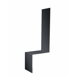 Планка примыкание боковое фальц Grand Line 0,5 Satin Matt RAL 7024, 2м