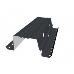 Вентилируемый прогон опорный фальц 0,45 PE RAL 7024 (0,5 м)