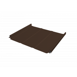 Кликфальц Pro Line 0.5 Satin Matt TX с пленкой на замках RAL8017