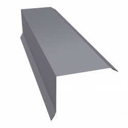 Ветровая планка 80х100 B РЕ RAL 7004