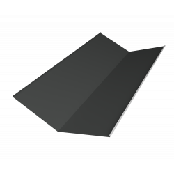 Планка ендовы нижней 300х300 0,5 Satin Matt RAL 7016 (2м)