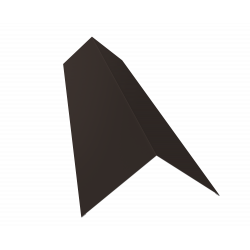 Планка конька плоского 145х145 0,5 Satin с пленкой RR 32 (2м)