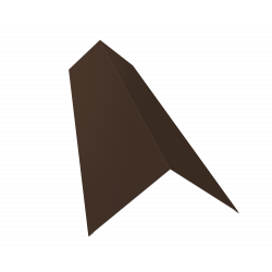 Планка конька плоского 145х145 0,5 Satin Matt TX RAL 8017 (2м)