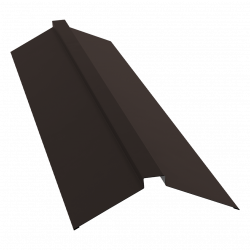 Планка конька плоского 150х40х150 0,5 Satin с пленкой RR 32 (2м)