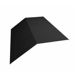 Планка конька плоского 190х190 0,5 Satin с пленкой RAL 7016 (2м)