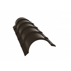 Планка конька полукруглого 0,5 Satin Matt с пленкой RR 32 (1,97м)