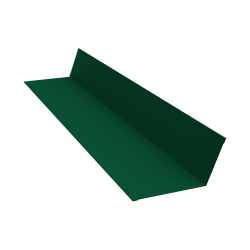 Планка примыкания 90х140 0,5 PE с пленкой RAL 6005 (2м)