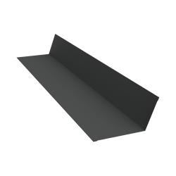 Планка примыкания 90х140 0,5 Satin с пленкой RAL 7016 (2м)