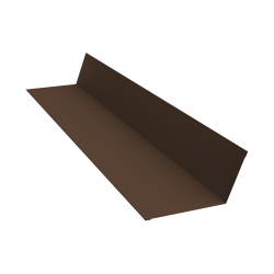 Планка примыкания 90х140 0,5 Velur X RAL 8017 (2м)