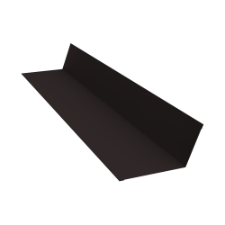 Планка примыкания 90х140 0,5 Satin Matt TX RAL 9005 (2м)