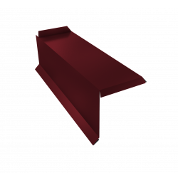 Планка торцевая сегментная 30мм Левая 0,5 PE с пленкой RAL 3005