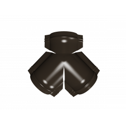 Тройник Y - образный для полукруглого конька малого 0,5 Velur X RR 32
