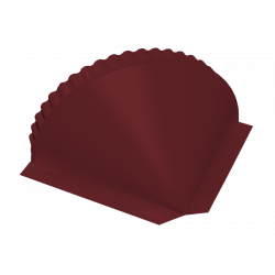 Заглушка малого конька конусная 0,5 Satin Matt TX RAL 3005