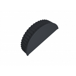 ЗАГЛУШКА конька торцевая 0,5 мм Velur X RAL 7024