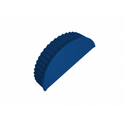 ЗАГЛУШКА конька торцевая 0,5 мм Satin RAL 5005 ЗАГЛУШКА конька торцевая 0,5 мм Satin RAL 5005