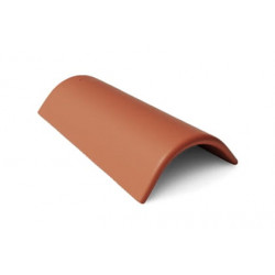 Коньковая черепица с зажимом (Braas, красный) 0,25*0,45 мм