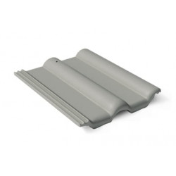 Рядовая черепица Braas (Франкфуртская, серый) 0,33*0,42 м