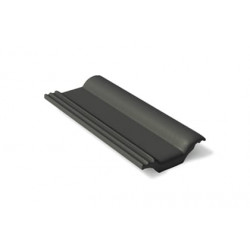 Половинчатая черепица Braas (Франкфуртская, черный) 0,18*0,42 м