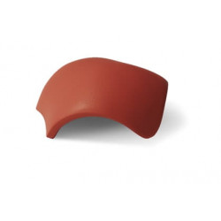 Вальмовая черепица с зажимами (Braas, Франкфуртская, вишня)