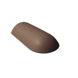 Начальная хребтовая черепица Braas (темно-коричневый)