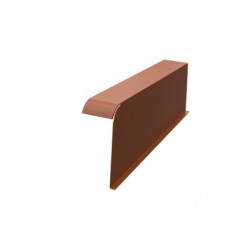 Боковая облегченная черепица Braas (правая, коричневый)