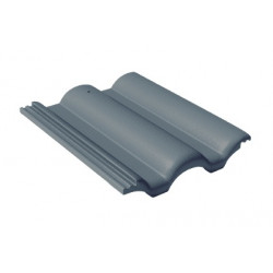 Рядовая черепица Braas (Таунус, графит) 0,33*0,42 м