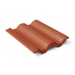 Рядовая черепица Braas (Таунус, красный) 0,33*0,42 м