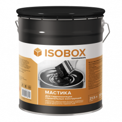 Мастика гидроизоляционная ISOBOX ТЕХНОНИКОЛЬ, 22 кг Мастика гидроизоляционная ISOBOX ТЕХНОНИКОЛЬ, 22 кг
