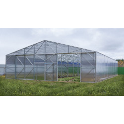 Теплица ФЕРМЕР-11,5 с воротами, на фундамент, 11,5,0х4,5х6,3м