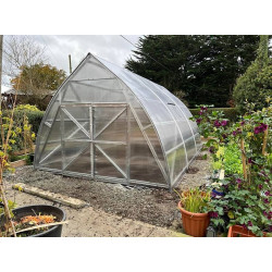 Теплица ФЕРМЕР-5,0 2023 с воротами (шаг 1м), 5,0х3,6х10,6м