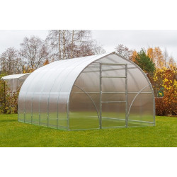 Теплица Гамма (каплевидная 40х20) шаг дуги 67см, 4 м