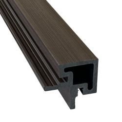 Угол для реечной панели EasyDecking Ко-Экструзия 50х50х4000мм ((Chestnut)