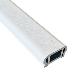 Перила фигурные EasyDecking Co-extrusion 95 х 50 х 3000 (белый)
