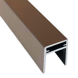 П-профиль EasyDecking Wood-X 35x25x3000 мм (венге) П-профиль EasyDecking Wood-X 35x25x3000 мм (венге)