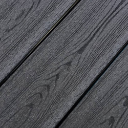 Террасная доска МПК ARTE 22х140х3000мм (Антрацит) шлифовка+тиснение