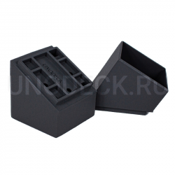 Крепление балясины наклонное (аллюминий), графит