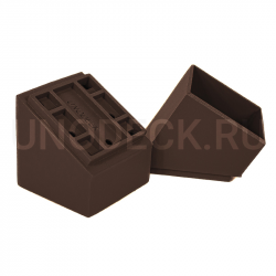 Крепление балясины наклонное (аллюминий), венге