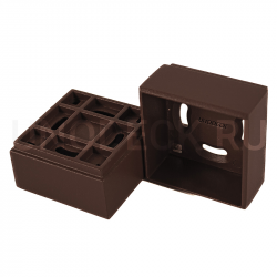 Крепление балясины прямое (аллюминий), венге