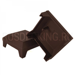 Крышка столба ограждения (аллюминий), Венге