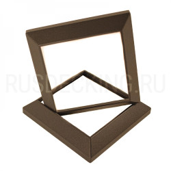 Рамка столба ограждения (аллюминий), Венге