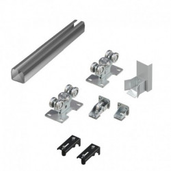 Система роликов и направляющих для балки х/к 95х88х5 L=7000мм